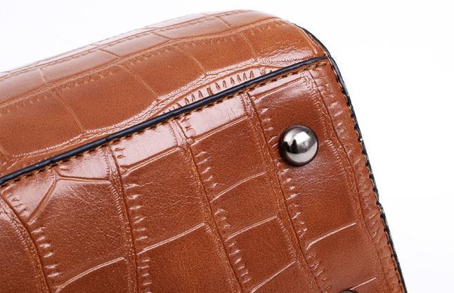 SOPHIA | VINTAGE CROCODILE PATTERN 4-9 PIECE BAG