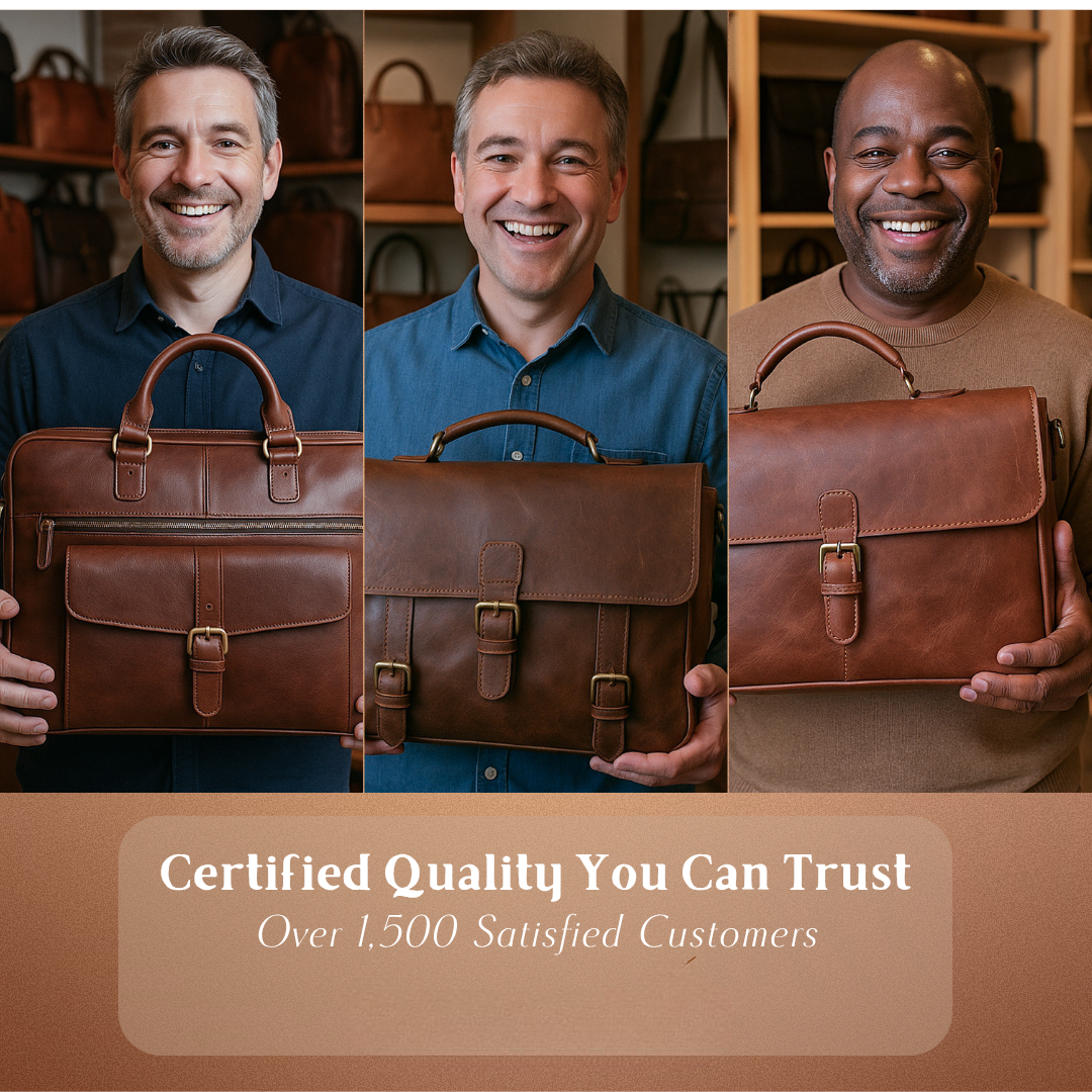 Carter - Leather Multifunctional Shoulder Bag for Men