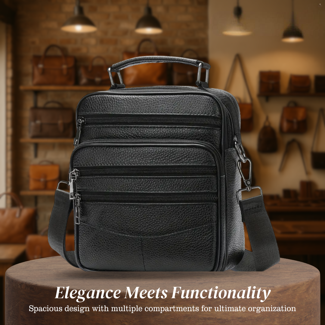 Jacob - Leather Retro Crossbody Bag for Men