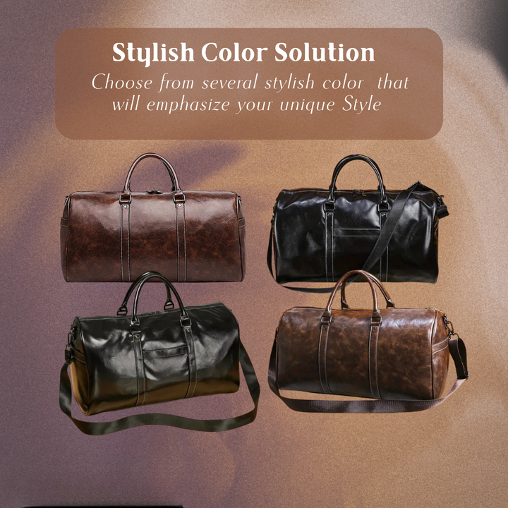 Austin - Leather Weekender Travel Bag