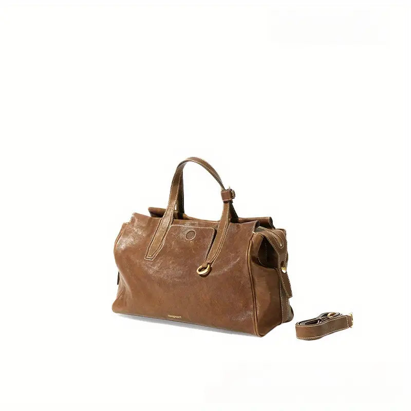 Jonathan - Spacious Leather Travel Bag