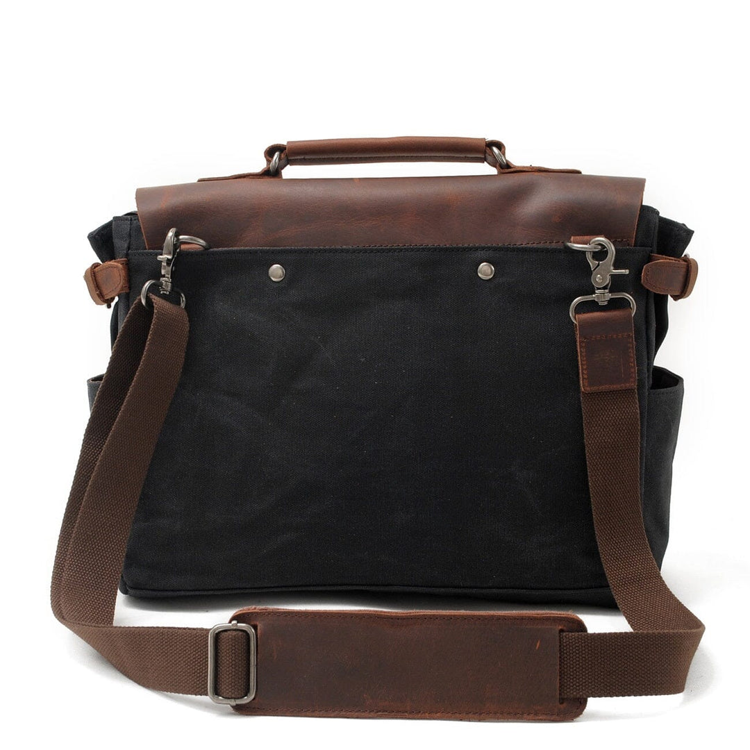 Alexander - Vintage-Style Canvas Crossbody Messenger Bag