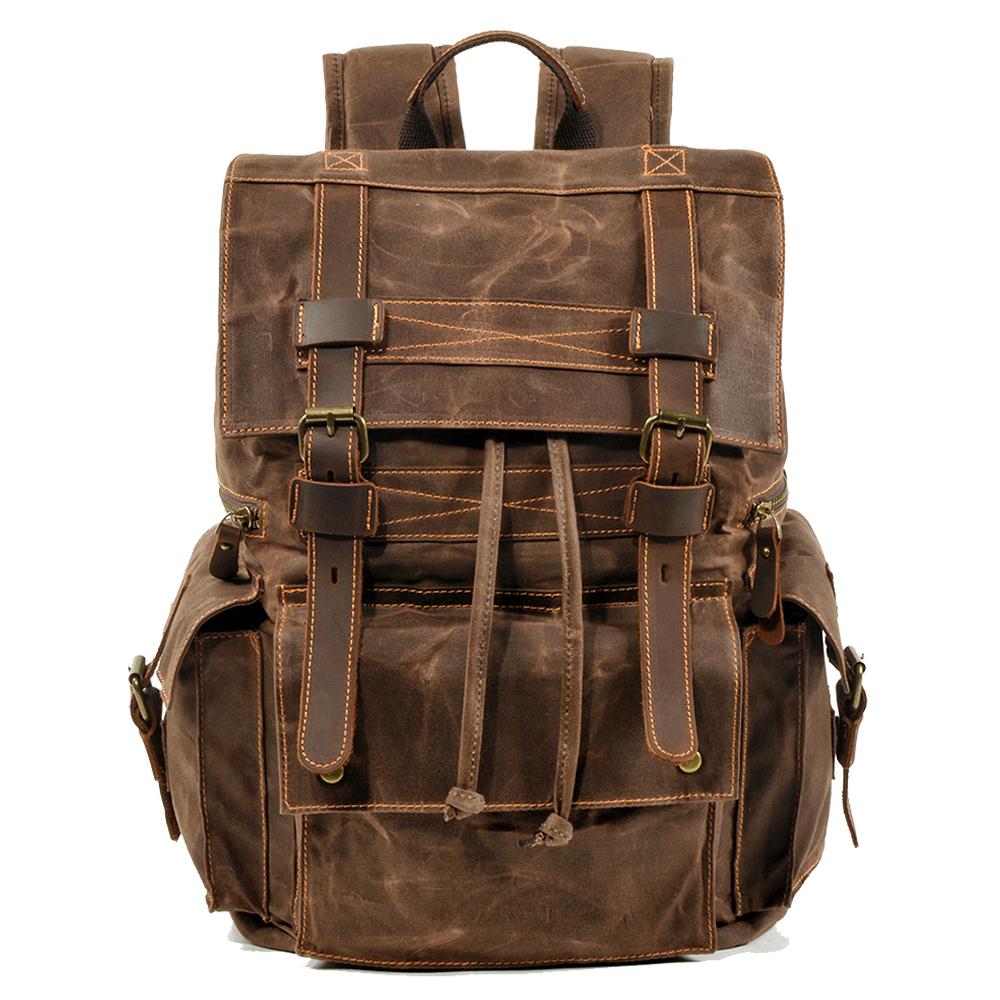 Brian - Canvas Large Capacity Backpack