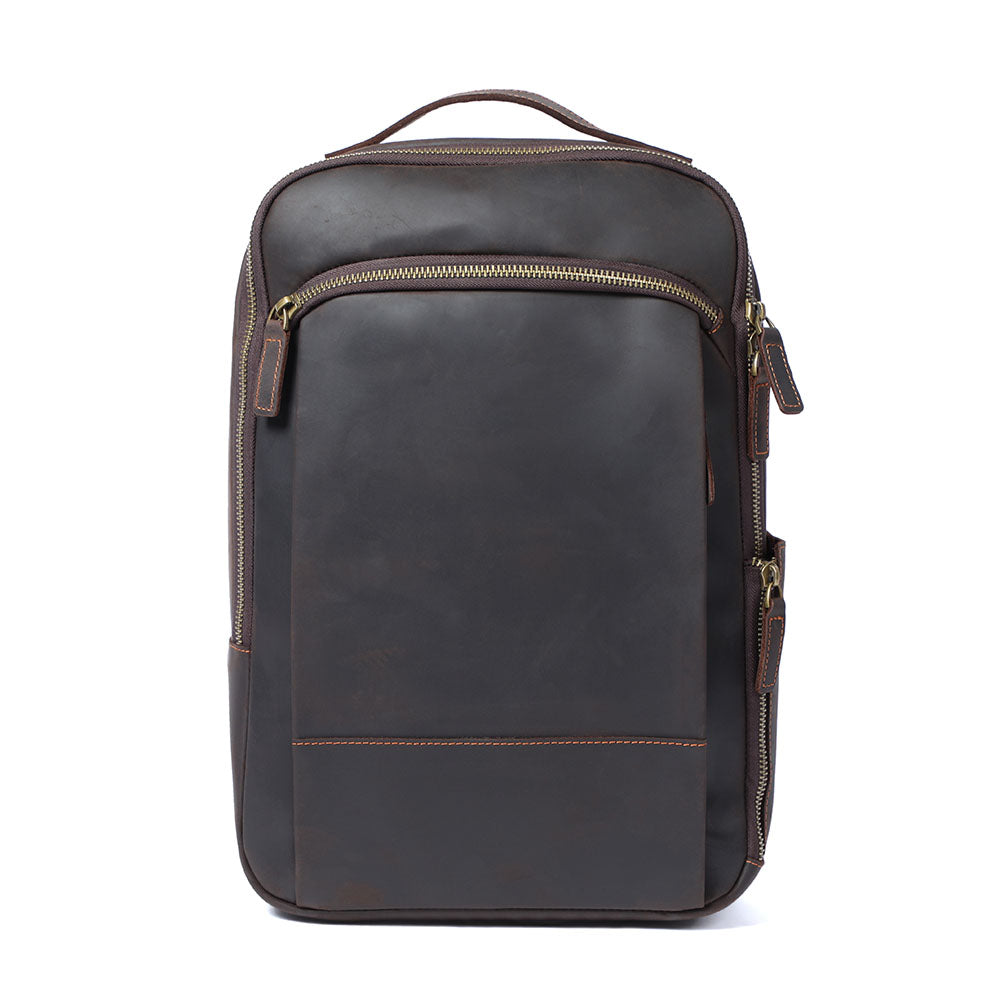 Andrew - Men’s Leather Laptop Rucksack