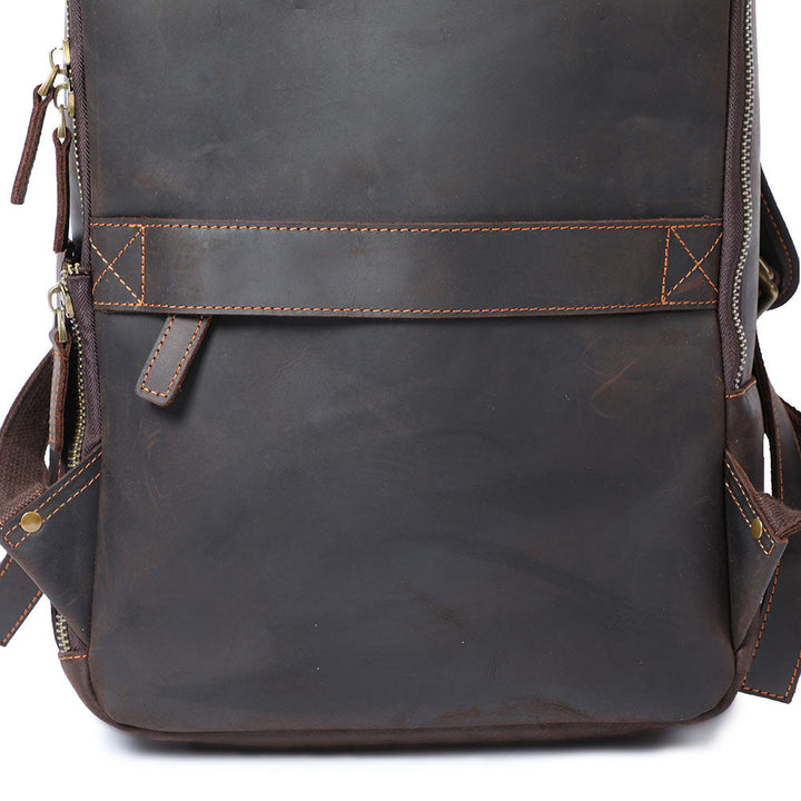 Andrew - Men’s Leather Laptop Rucksack