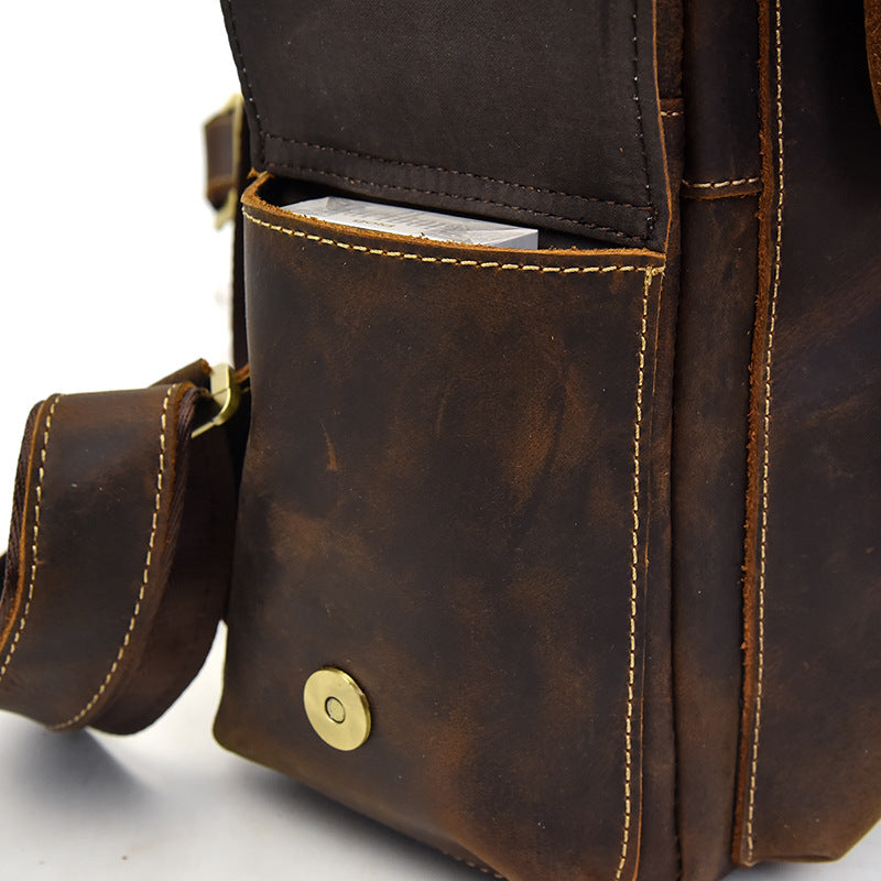 Nathan - Water-Resistant Leather Rucksack