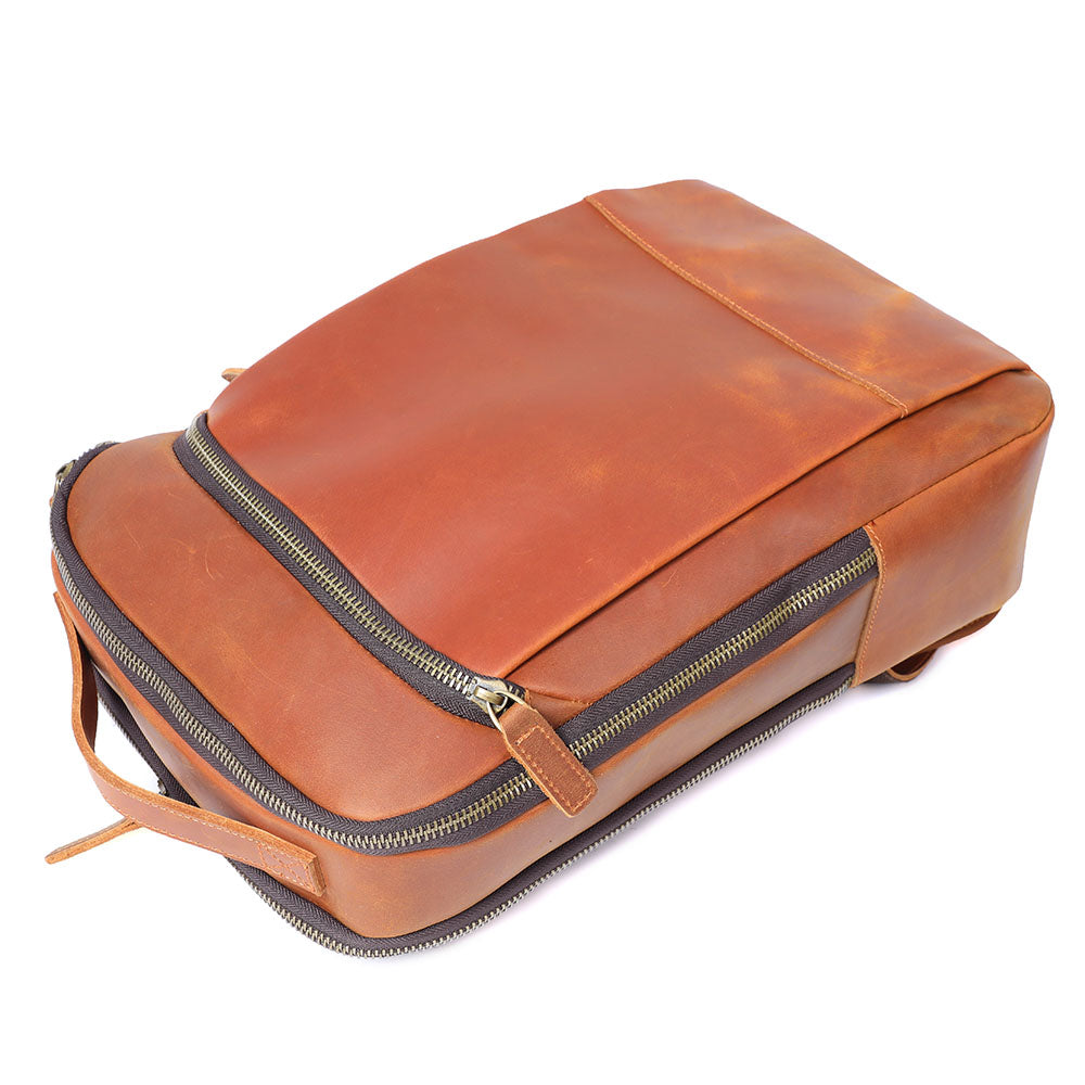 Andrew - Men’s Leather Laptop Rucksack