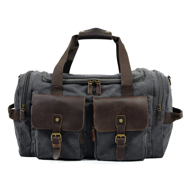 David - Men's Canvas Leather Duffle Bags