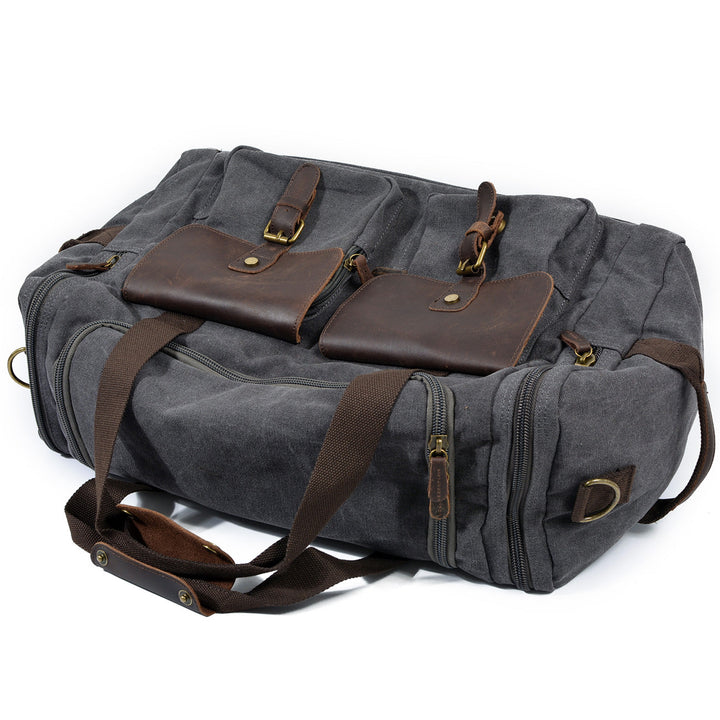 David - Men's Canvas Leather Duffle Bags
