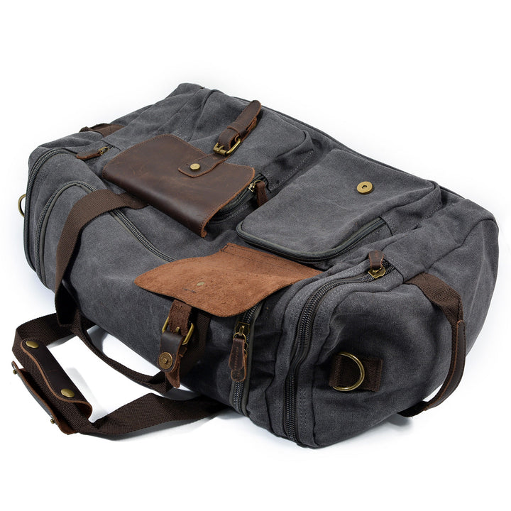 David - Men's Canvas Leather Duffle Bags