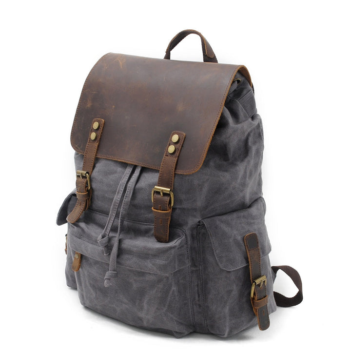 Jacob - Vintage Waxed Canvas Backpack