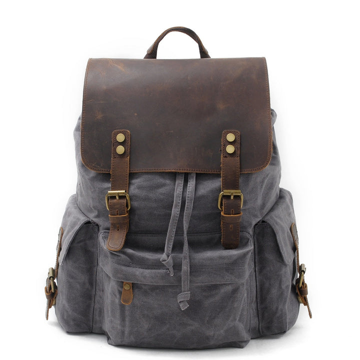 Jacob - Vintage Waxed Canvas Backpack