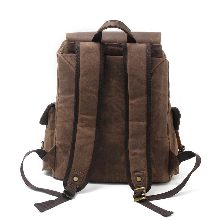 Jacob - Vintage Waxed Canvas Backpack