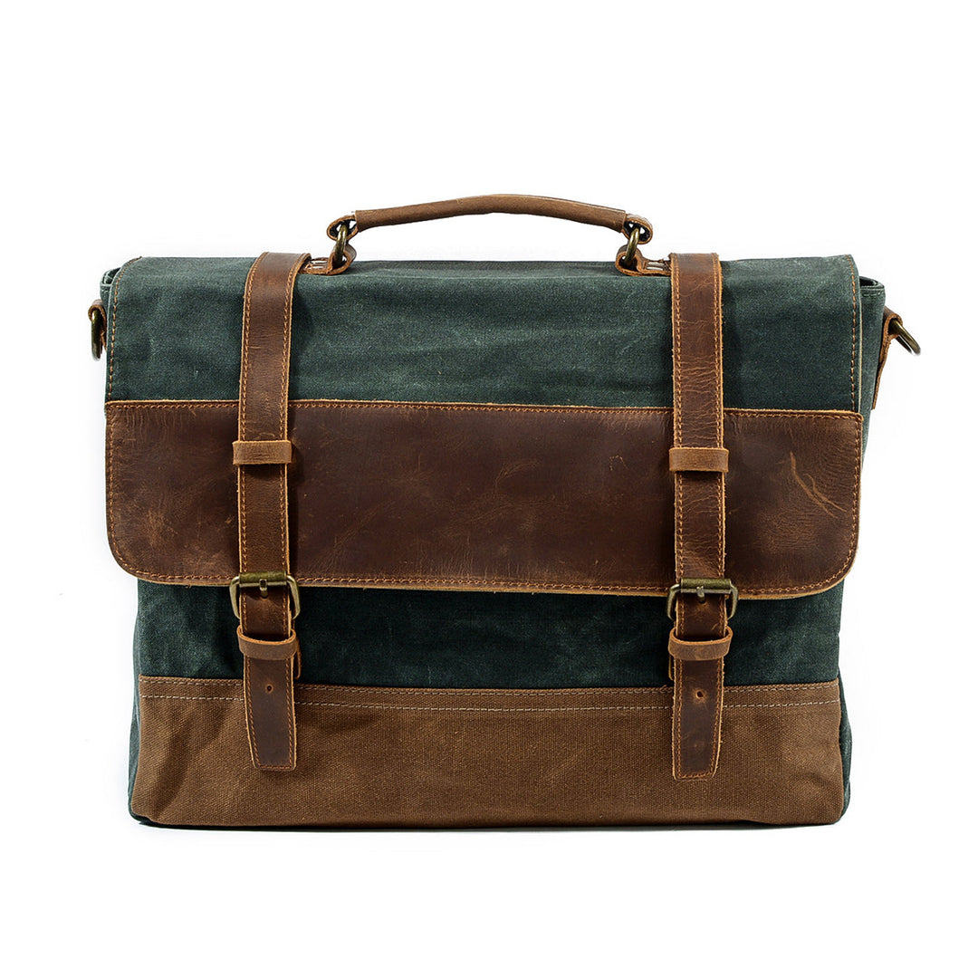 Jack - Water-Resistant Waxed Canvas Messenger Bag