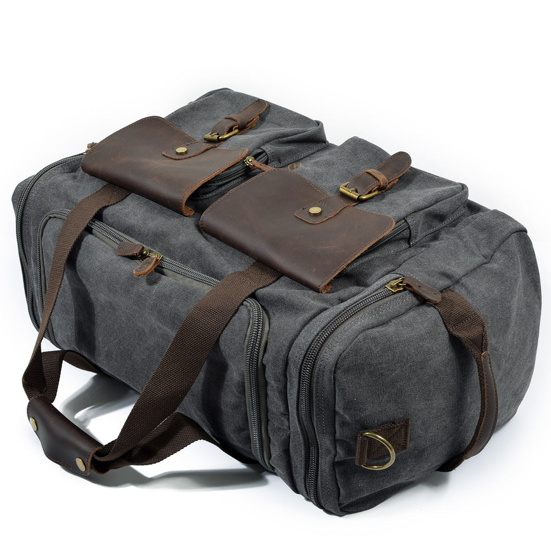 David - Men's Canvas Leather Duffle Bags